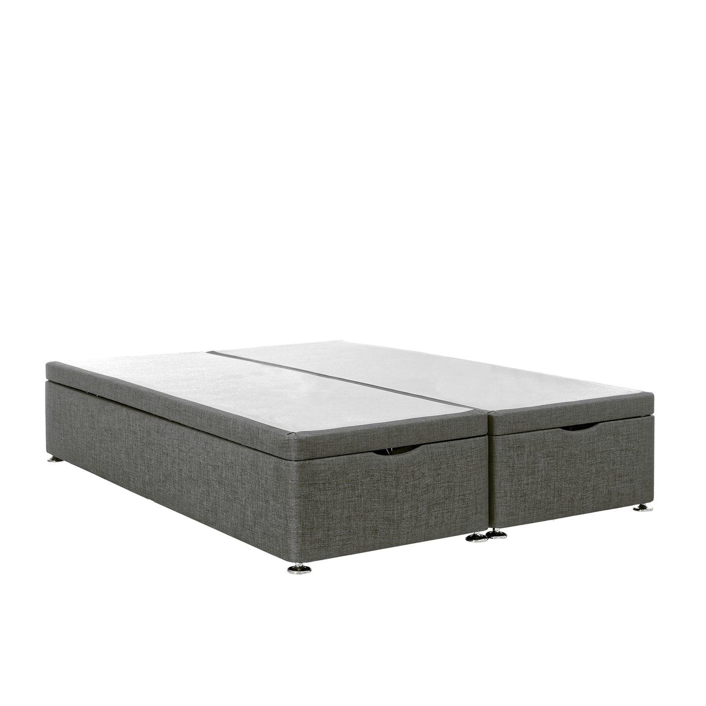 Airsprung End-Lift Double Charcoal Closed Ottoman