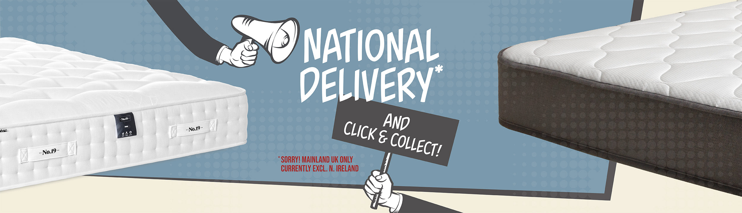 Airsprung National Delivery and Click & Collect Available
