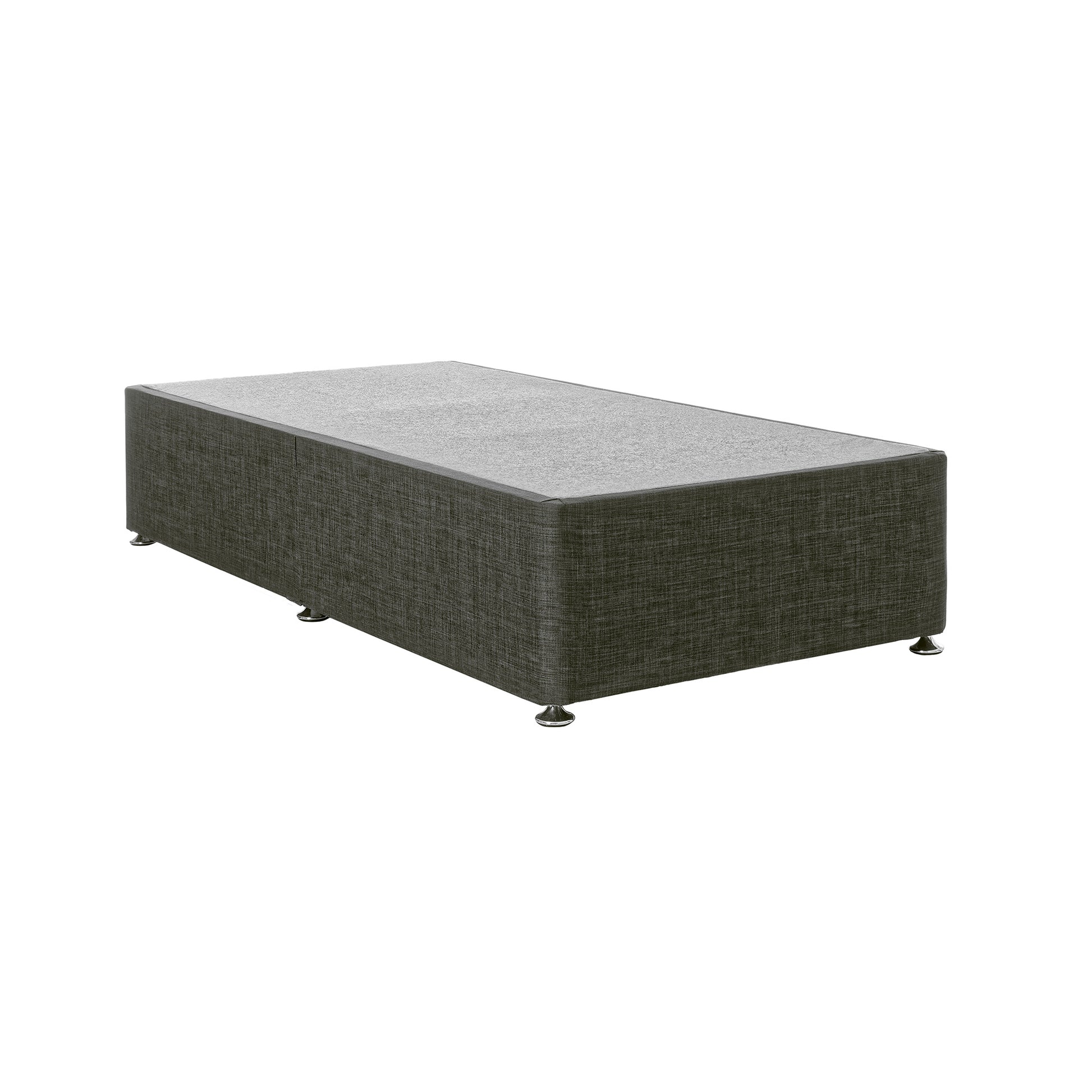 Oso Single Non Storage Charcoal Divan Base