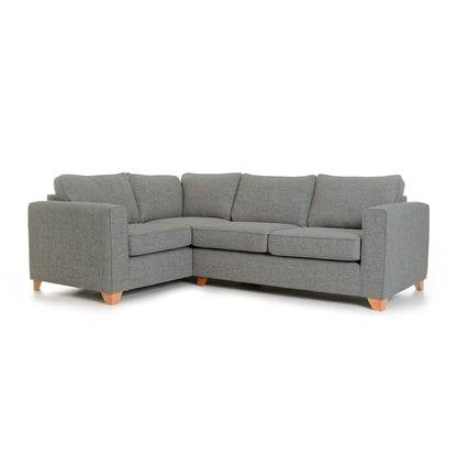 Sophia Left Hand Corner Pewter Sofa light
