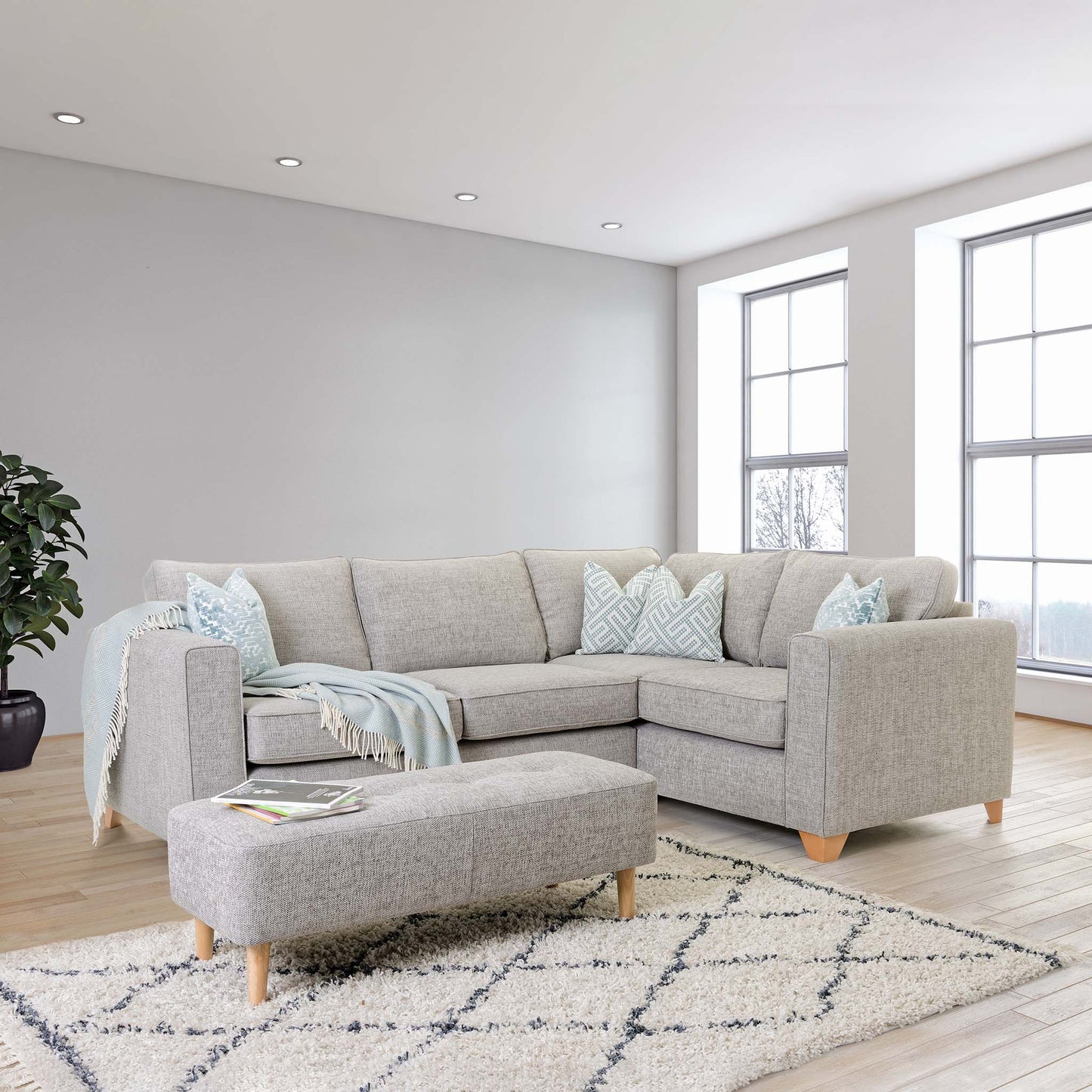 Sophia Right Hand Corner Sofa light
